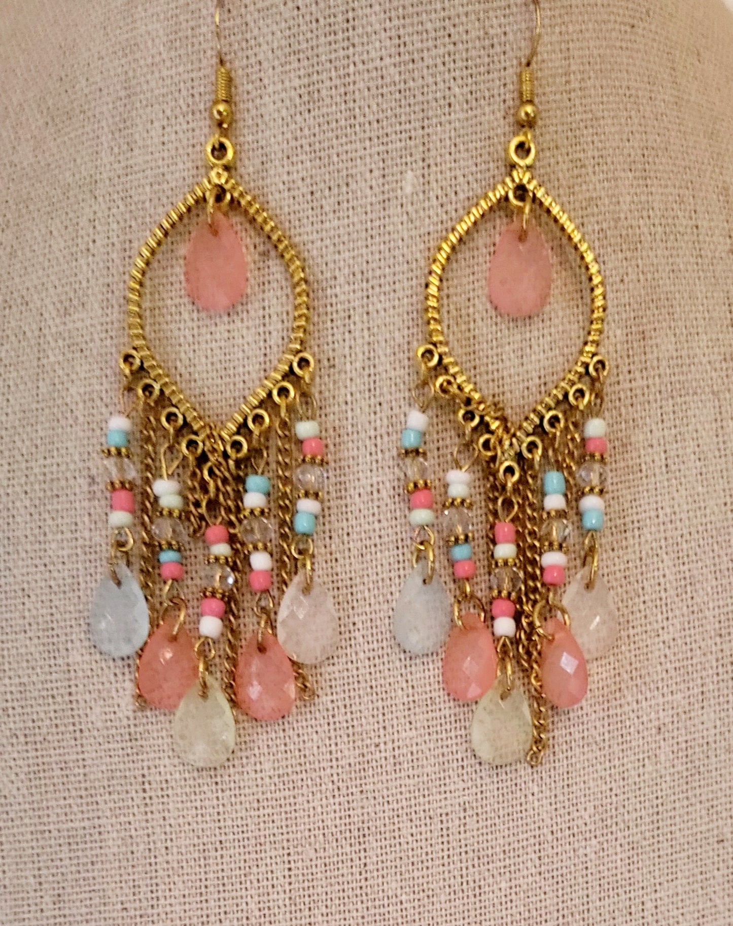 Vintage water drop earrings