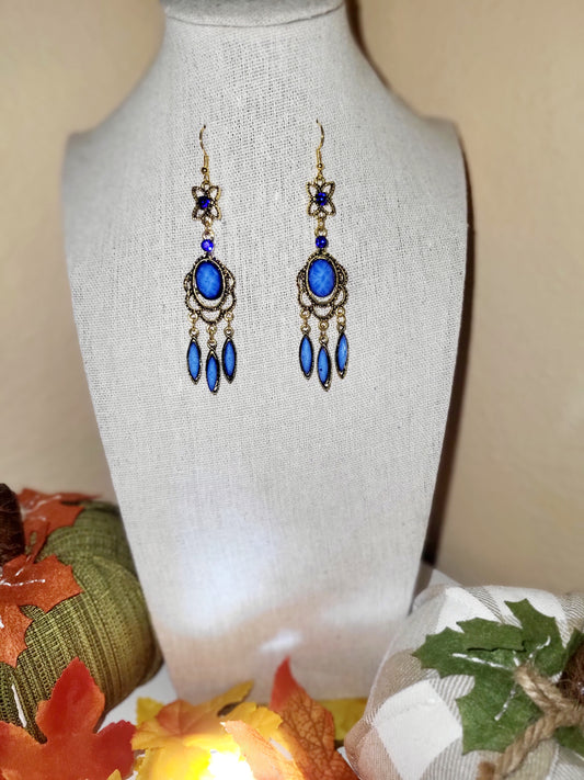 Bohemian Ethnic water drop earrings