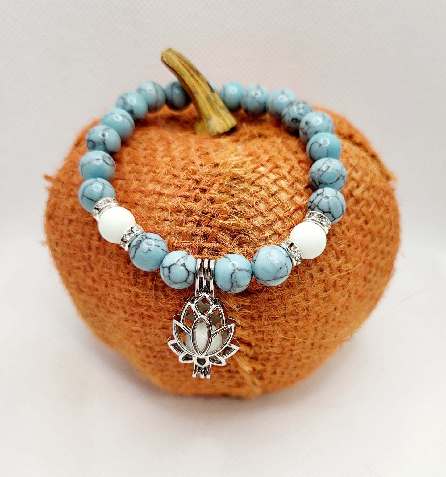 Aqua beads bracelet