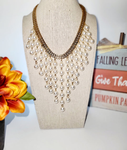 Faux Pearl Necklace