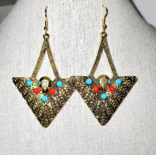 Geometric Colorful Earrings