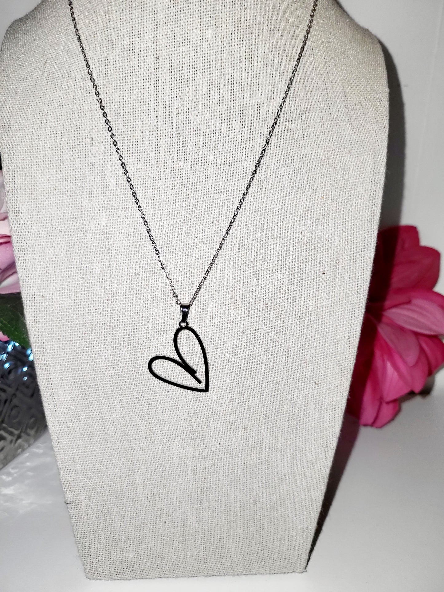 Stainless Steel Heart Necklace